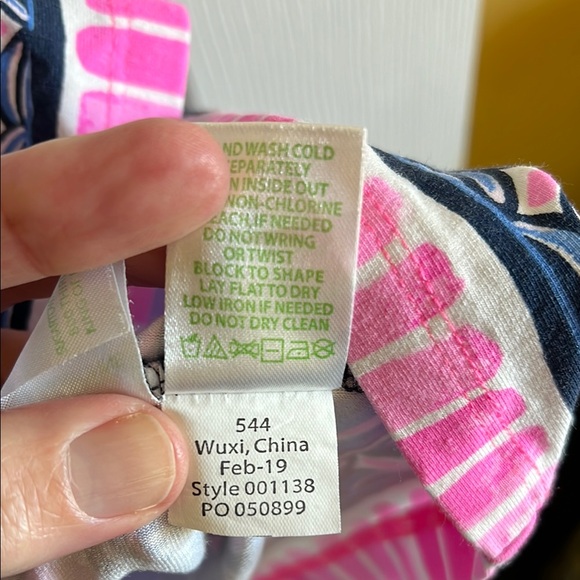 Floral Blue and Pink Dress - Picture 4 of 4